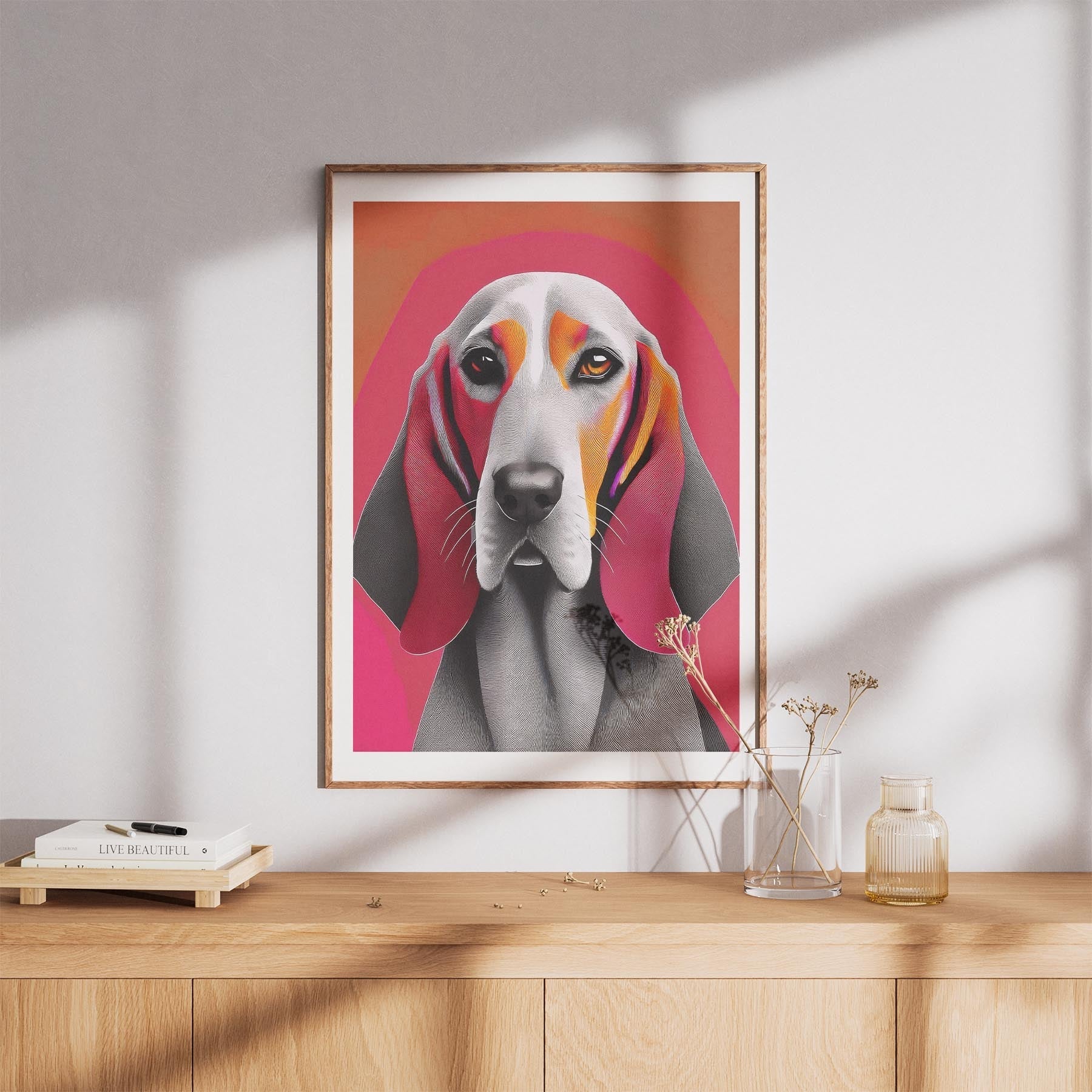 Bloodhound Modern Pop Dog Series image 8