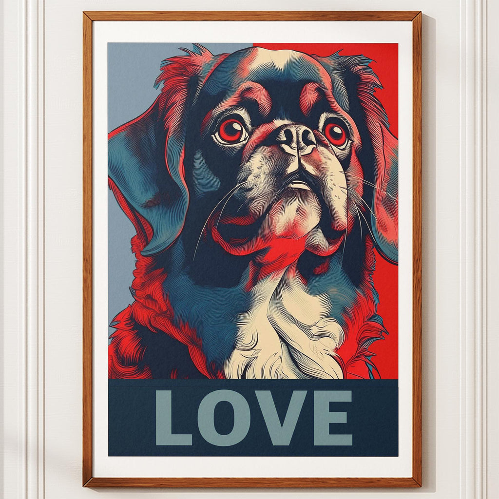 Pekingese LOVE Series Inspired by the Obama Poster image 10