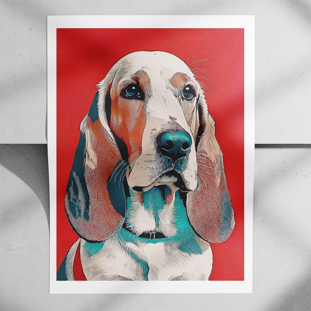 Basset Hound Red Dog Series image 7