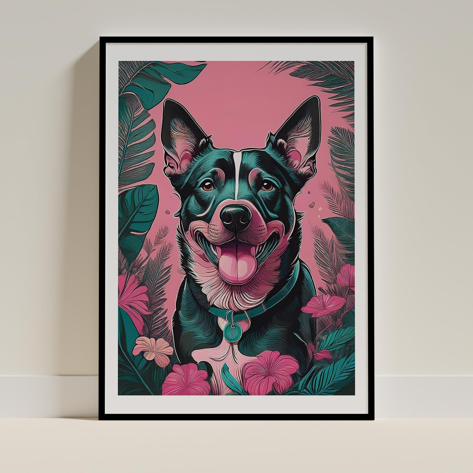 Australian Cattle Dog Dog Art Print Unframed Vol 2 | 9 Unique Designs | Wall Art Gift for Dog Lovers - Image 5 | Dogsy & Co