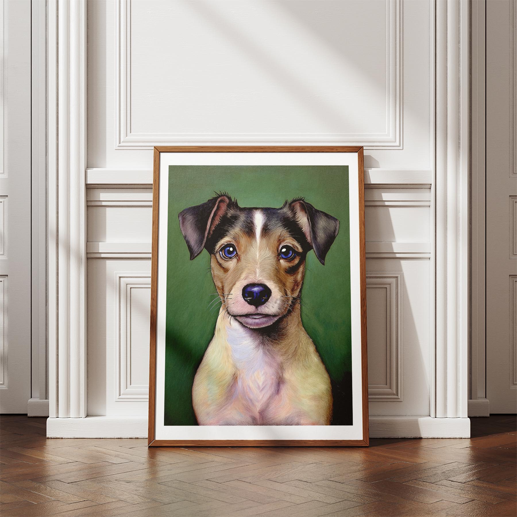 Jack Russell Green Painted Series image 4