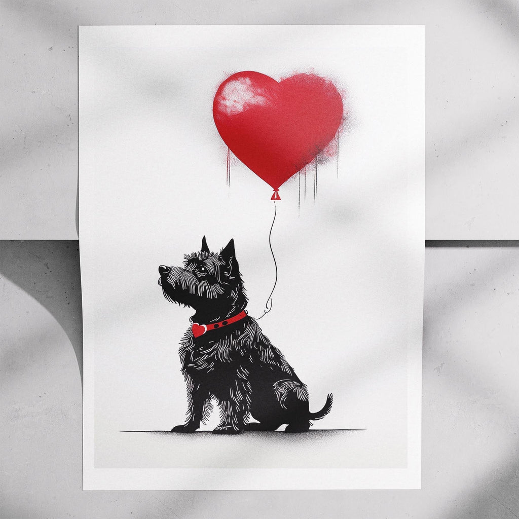 Australian Terrier DOGSY Series inspired by the Art of Banksy image 7