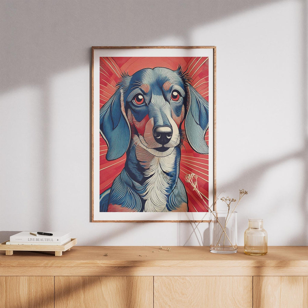 Dachshund Hokusai Japanese Inspired Dog Series 1 image 8