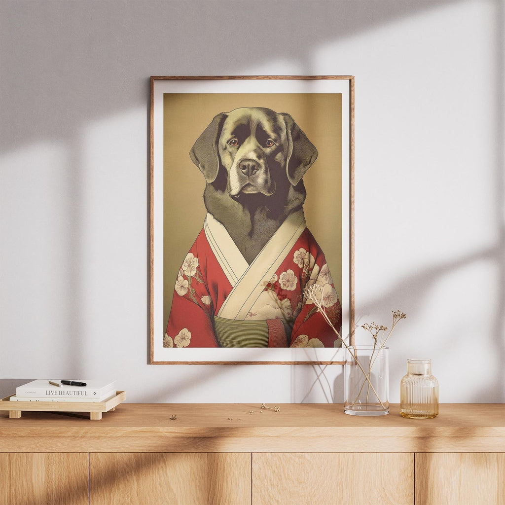 Newfoundland Japanse Kimono Dog Series image 8