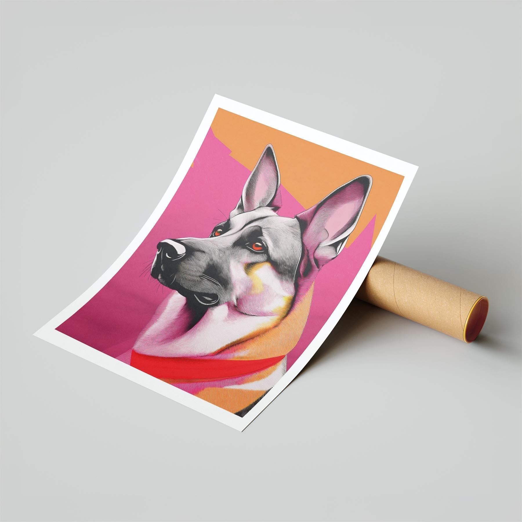 German Shepherd Modern Pop Dog Series image 6