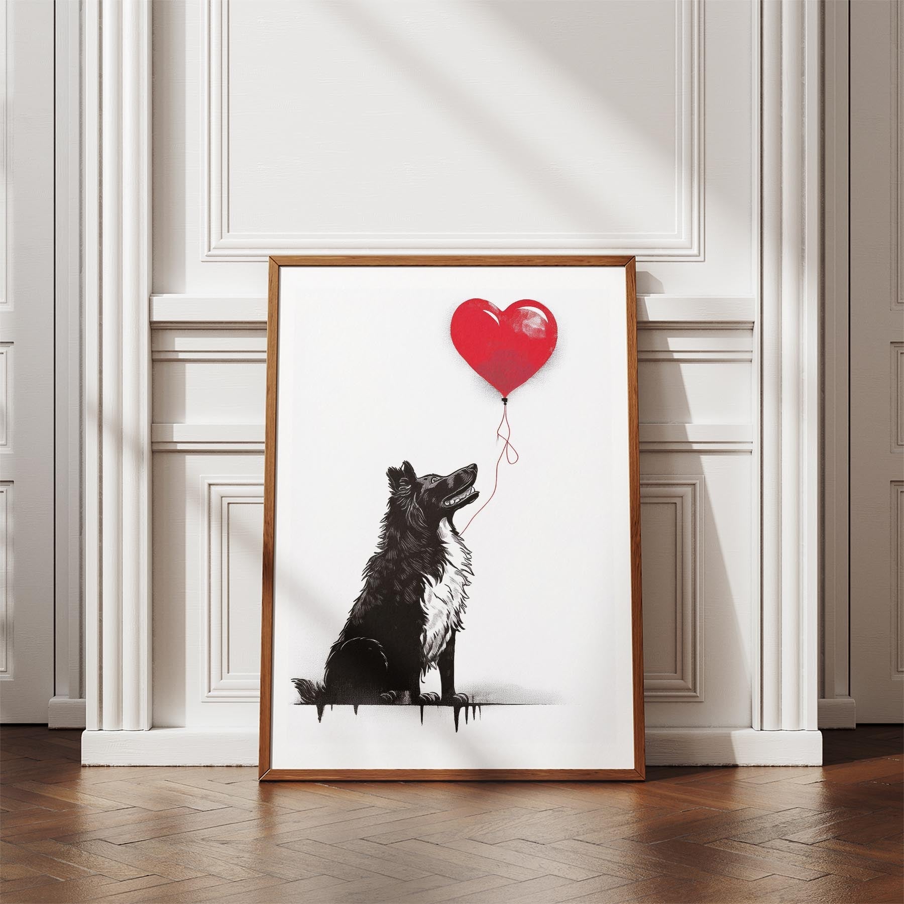 Rough Smooth Collie DOGSY Series inspired by the Art of Banksy image 4