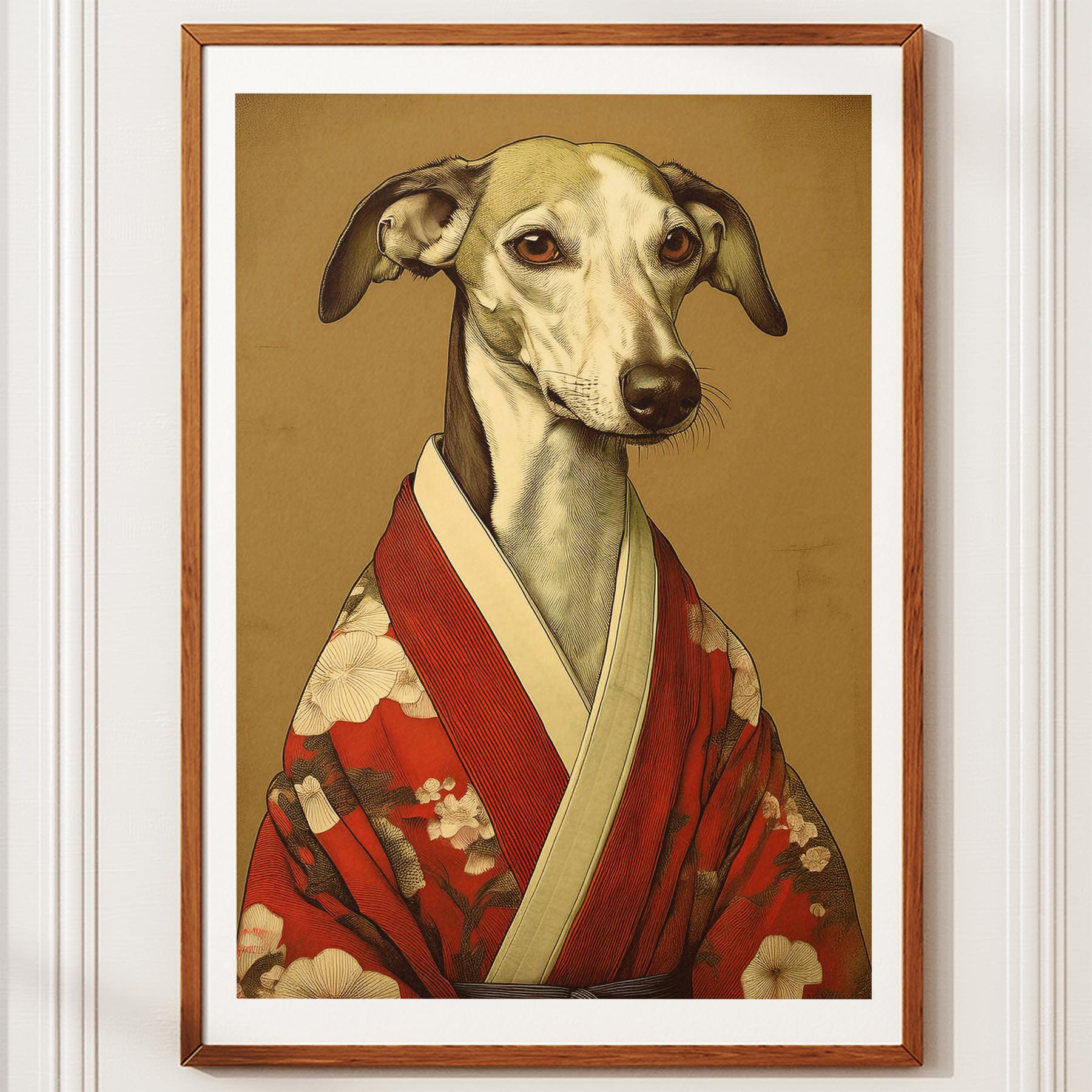 Greyhound Japanse Kimono Dog Series image 10