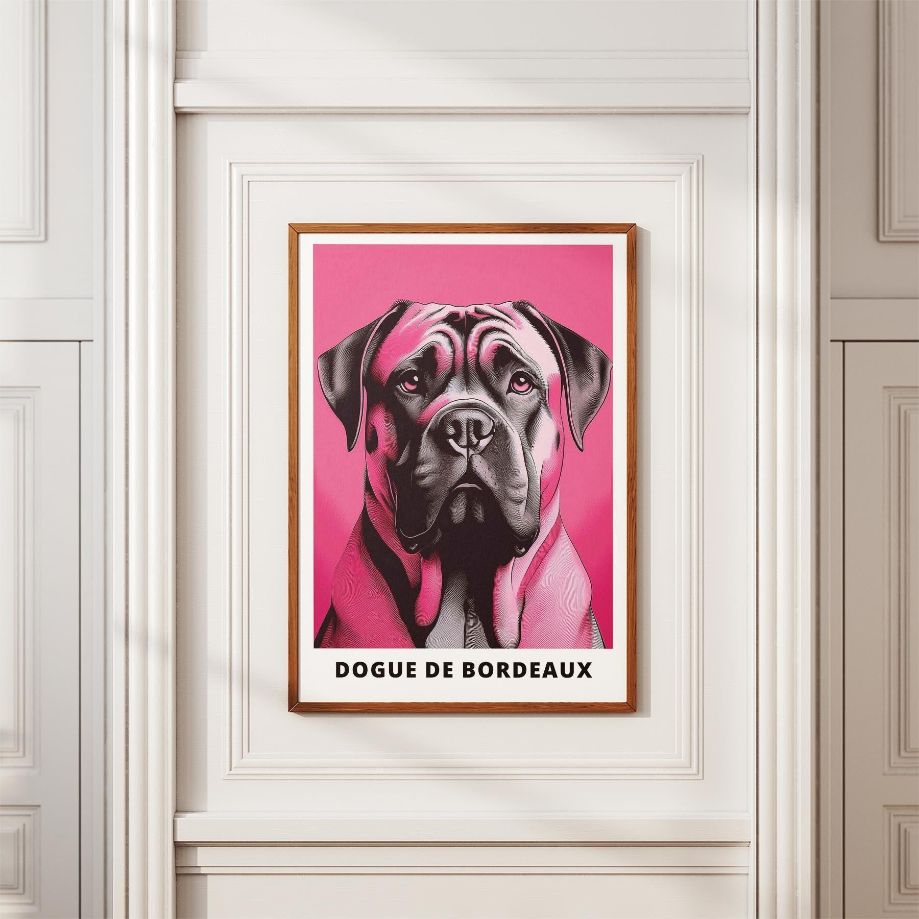 Dogue de Bordeaux Pink and Black Dog Series 1 image 3