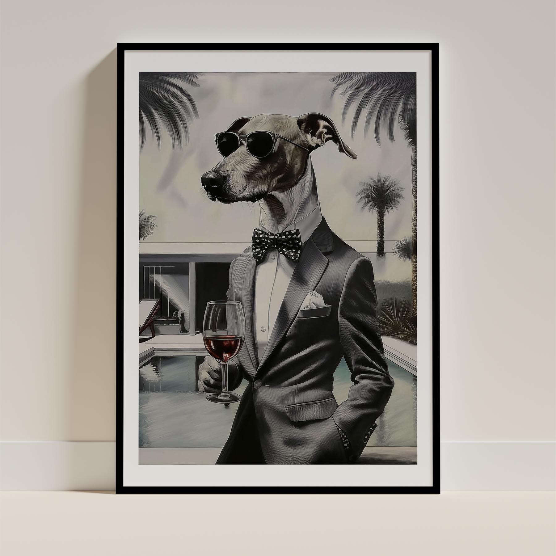 Whippet Dog Art Print Unframed Vol 1 | 11 Unique Designs | Wall Art Gift for Dog Lovers - Image 5 | Dogsy & Co