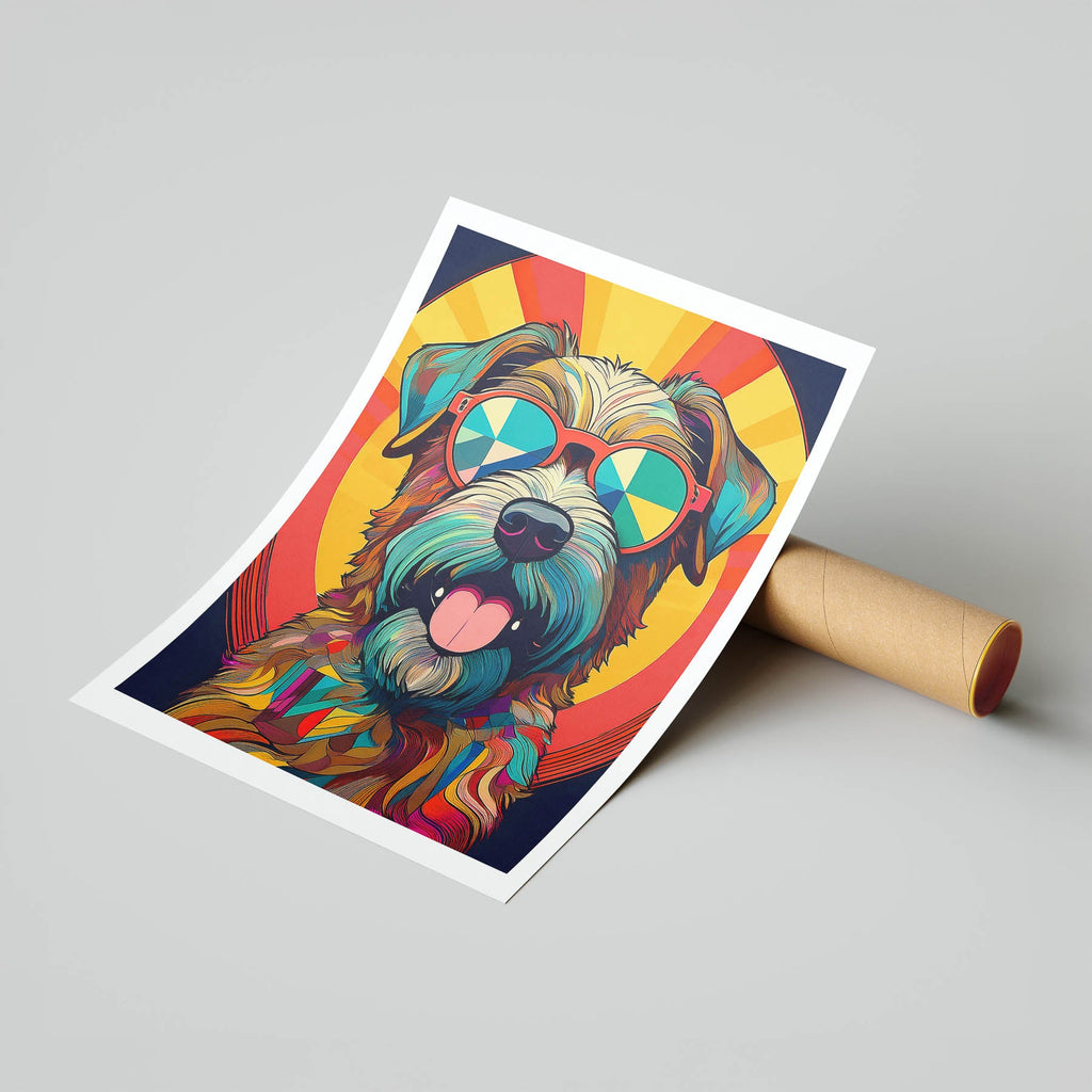 Irish Terrier In Colourful Sunnies 1 image 7