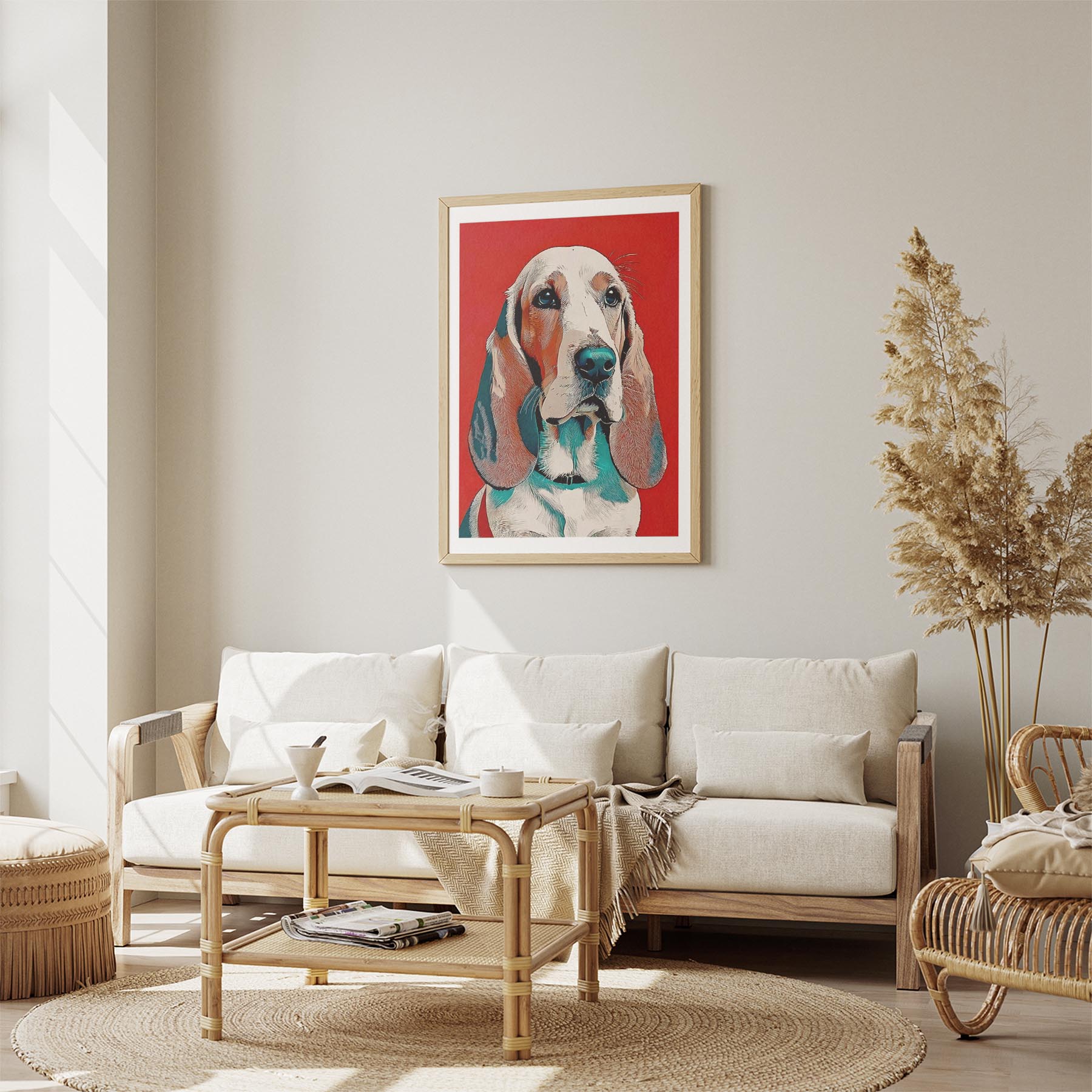 Basset Hound Red Dog Series image 2