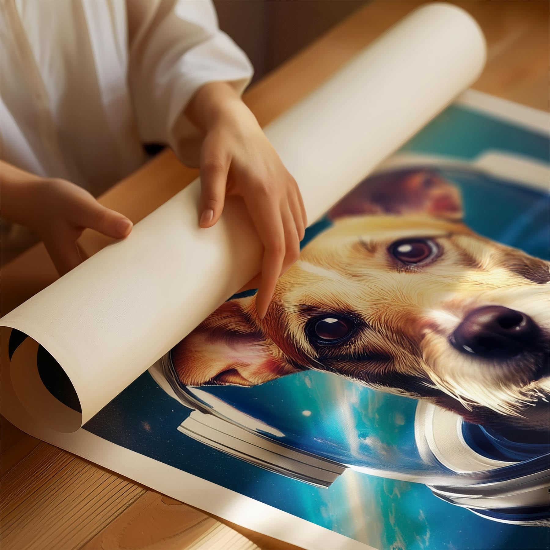 Fox Terrier Astronaut Dog Series image 1