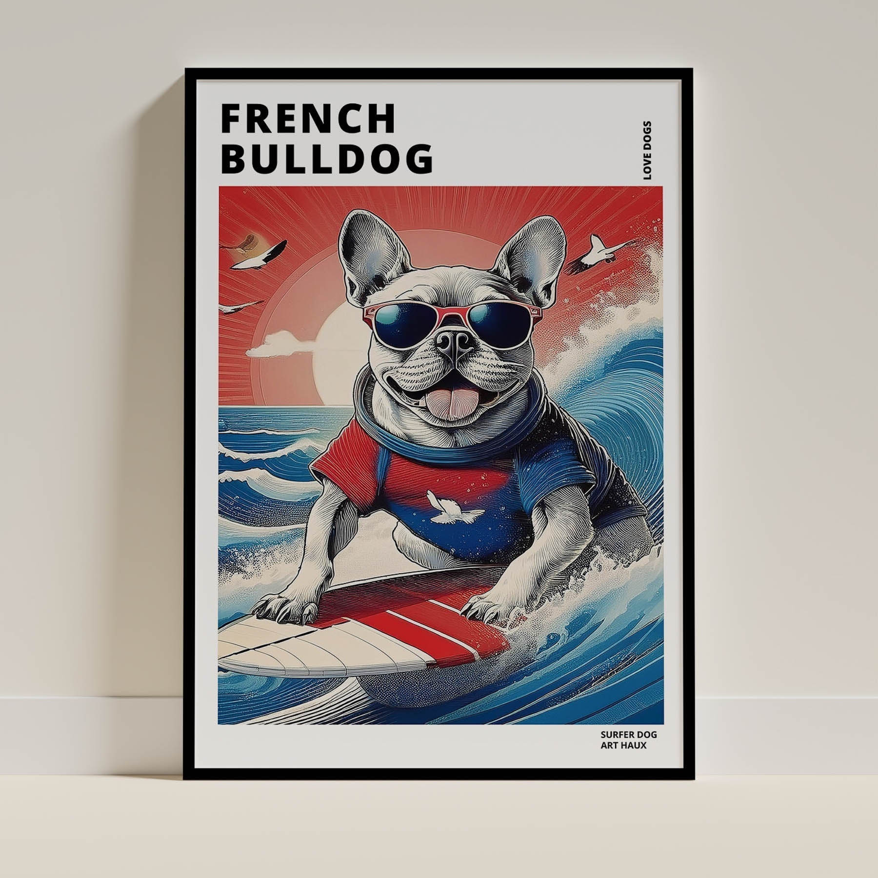 French Bulldog Dog Art Print Unframed Vol 2 | 11 Unique Designs | Wall Art Gift for Dog Lovers - Image 6 | Dogsy & Co