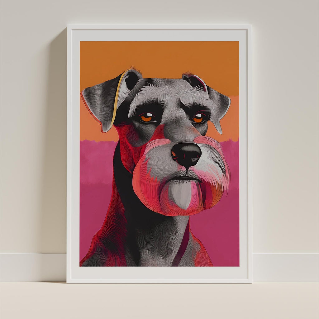 Schnauzer Modern Pop Dog Series image 9