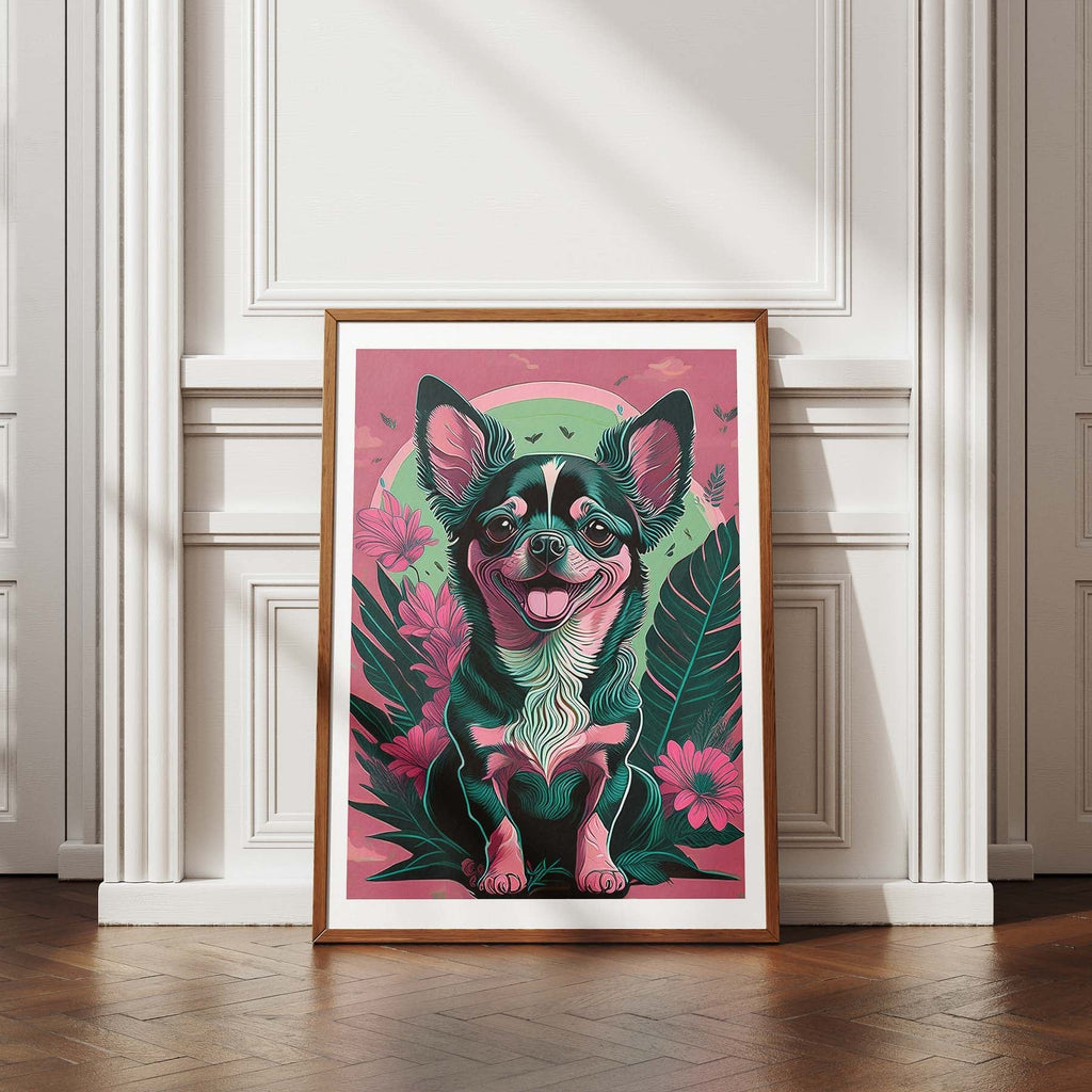 Chihuahua Flowery Dog image 4