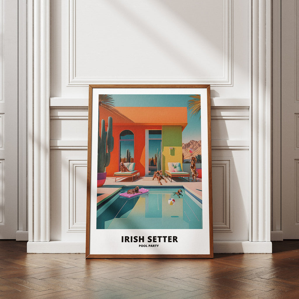 Irish Setter Pool Party image 4