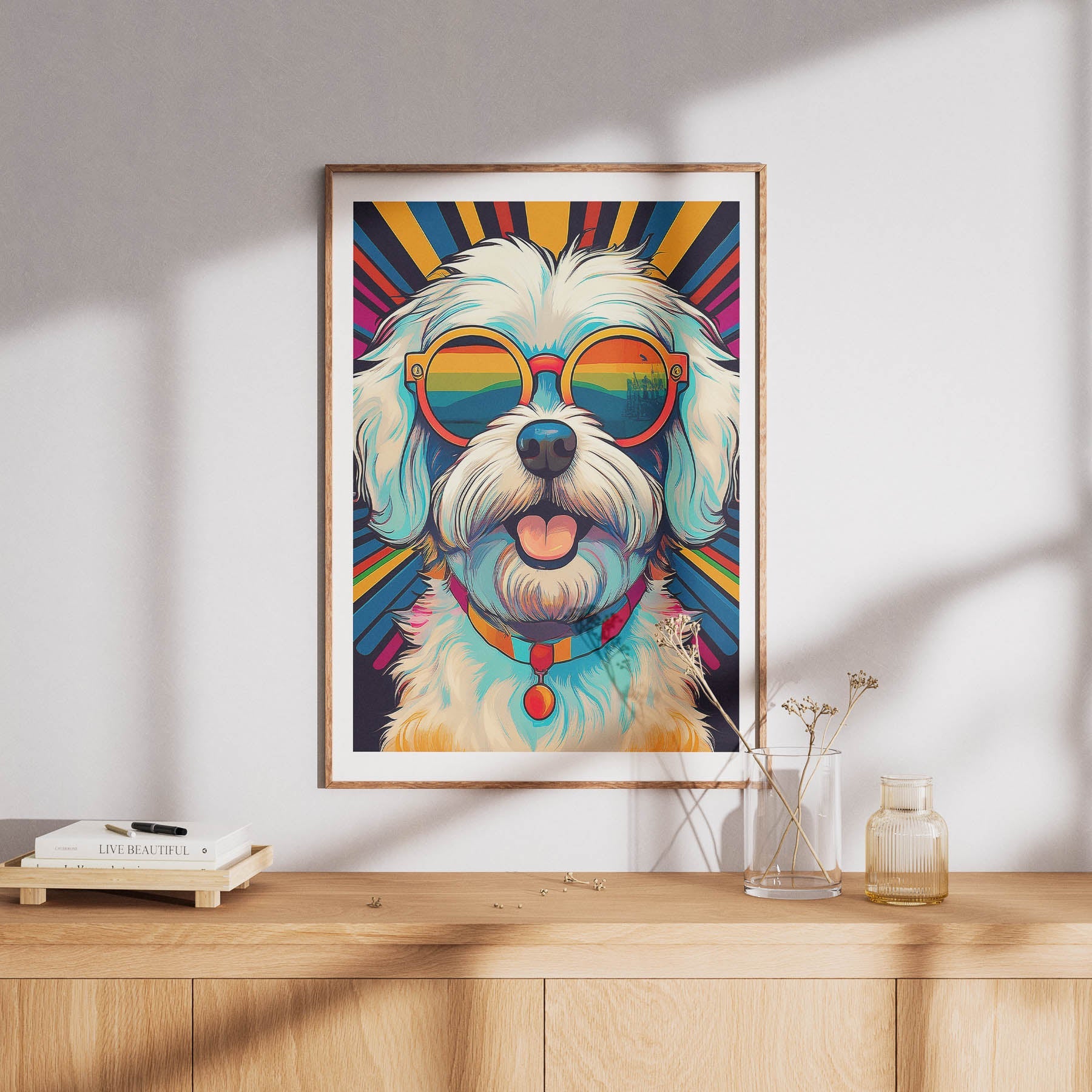 Maltese In Colourful Sunnies 1 image 8