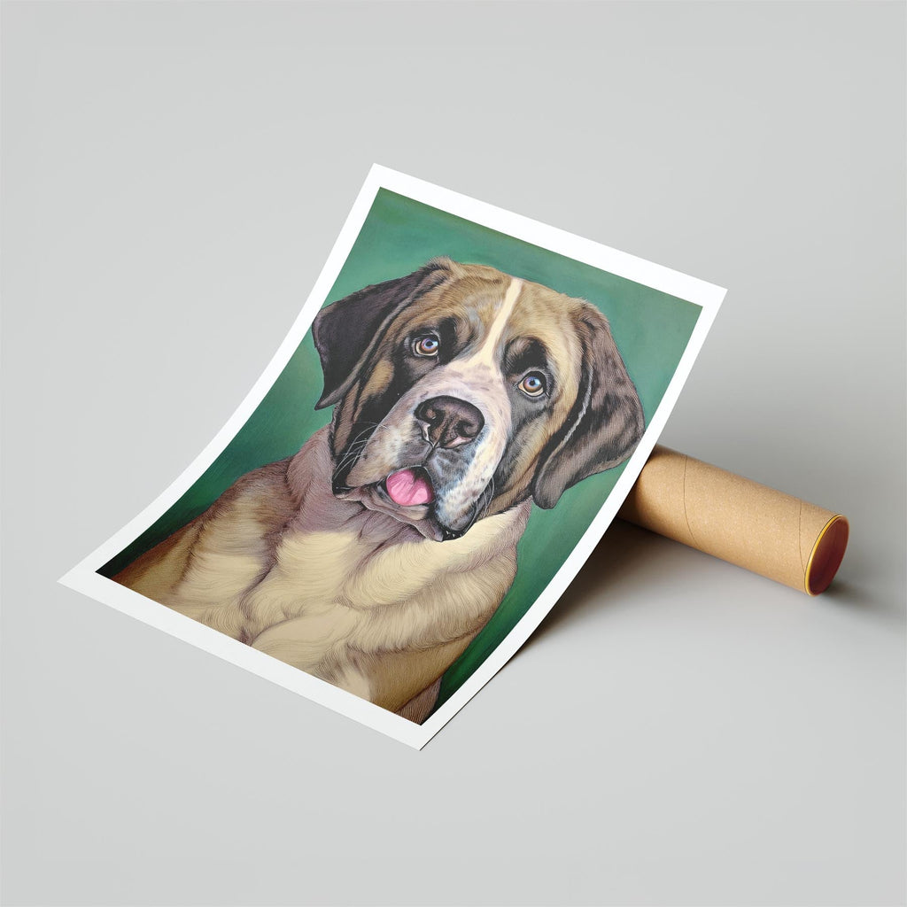 Saint Bernard Green Painted Series image 6