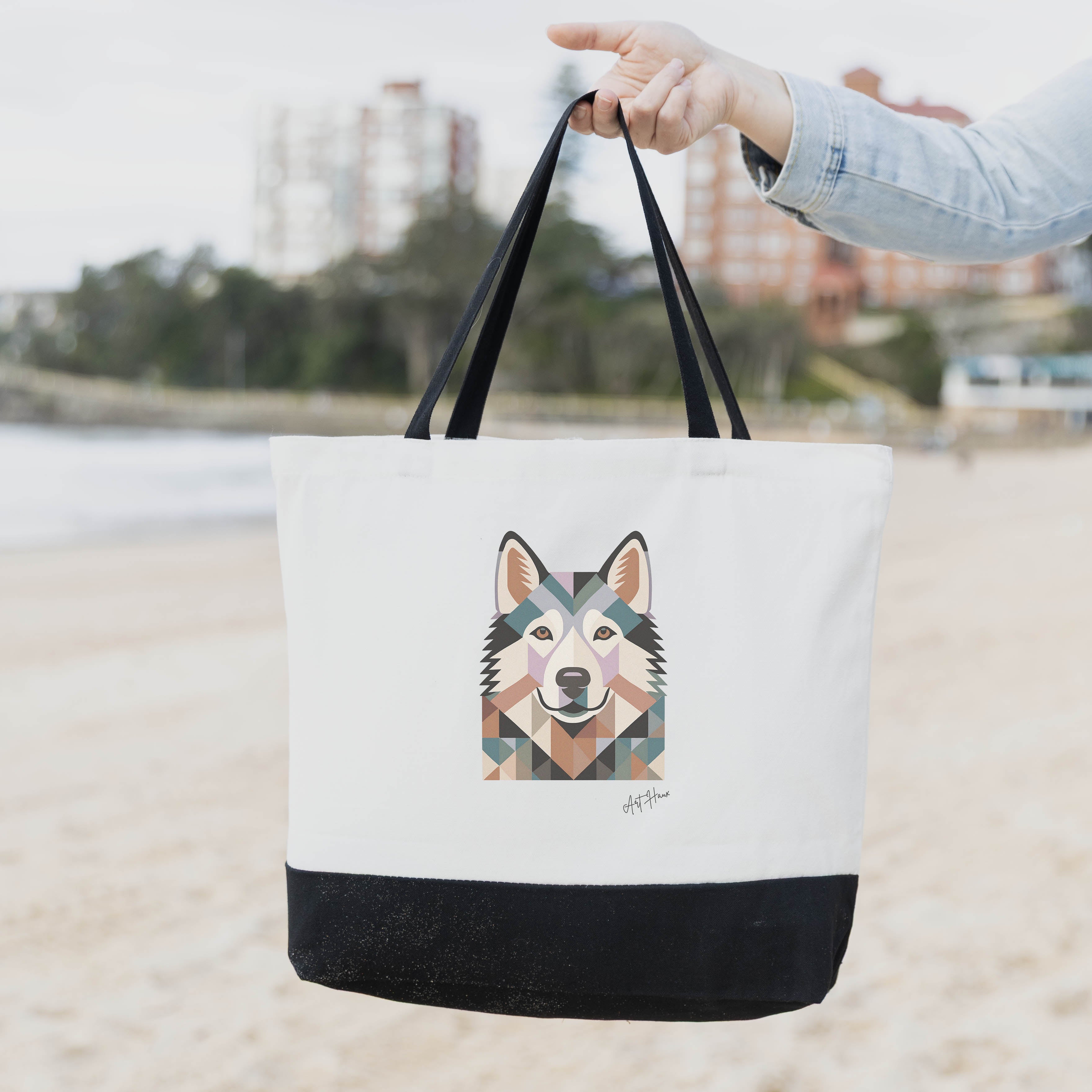 Alaskan Malamute Vintage Chic Graphic Bag image 1
