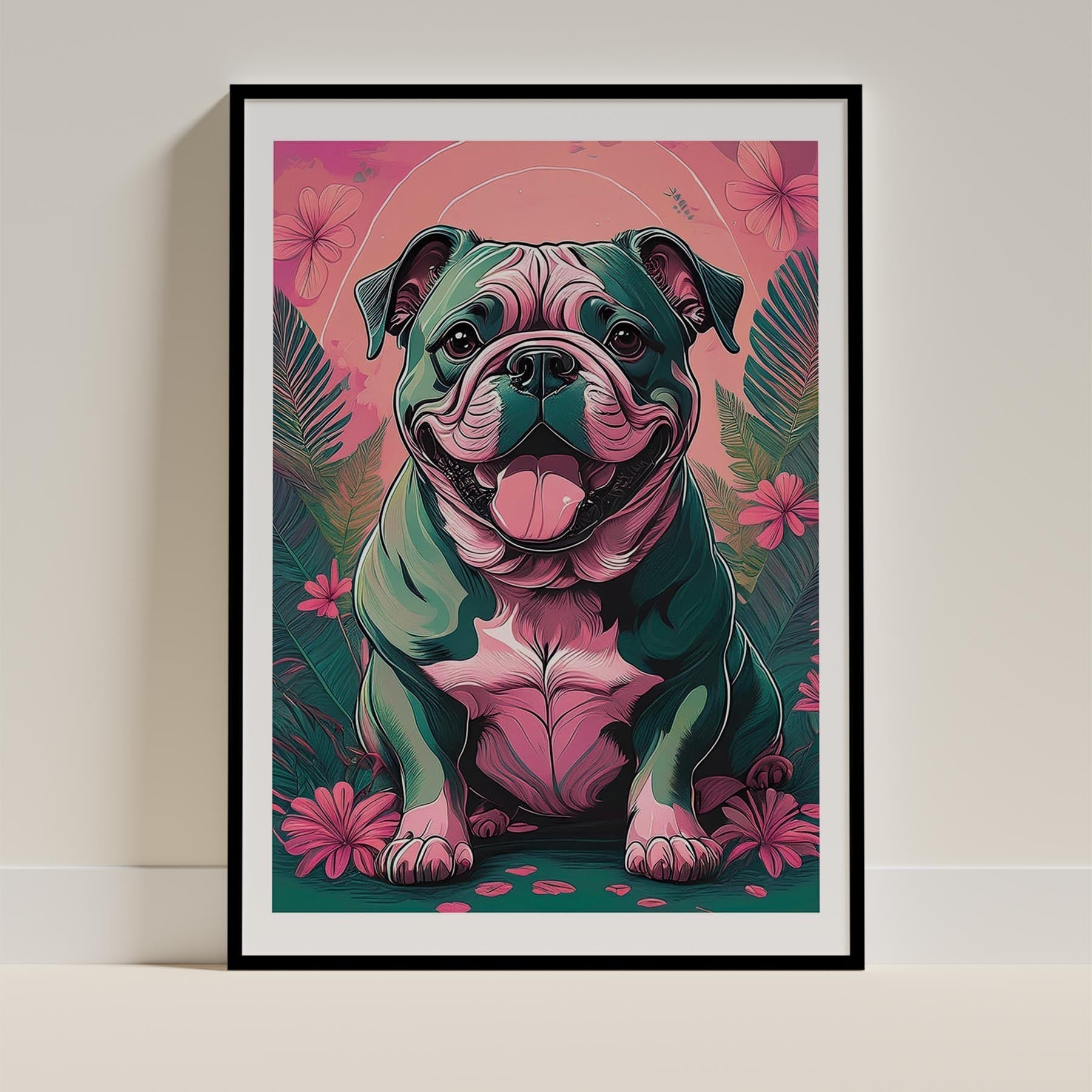Bulldog Flowery Dog image 11