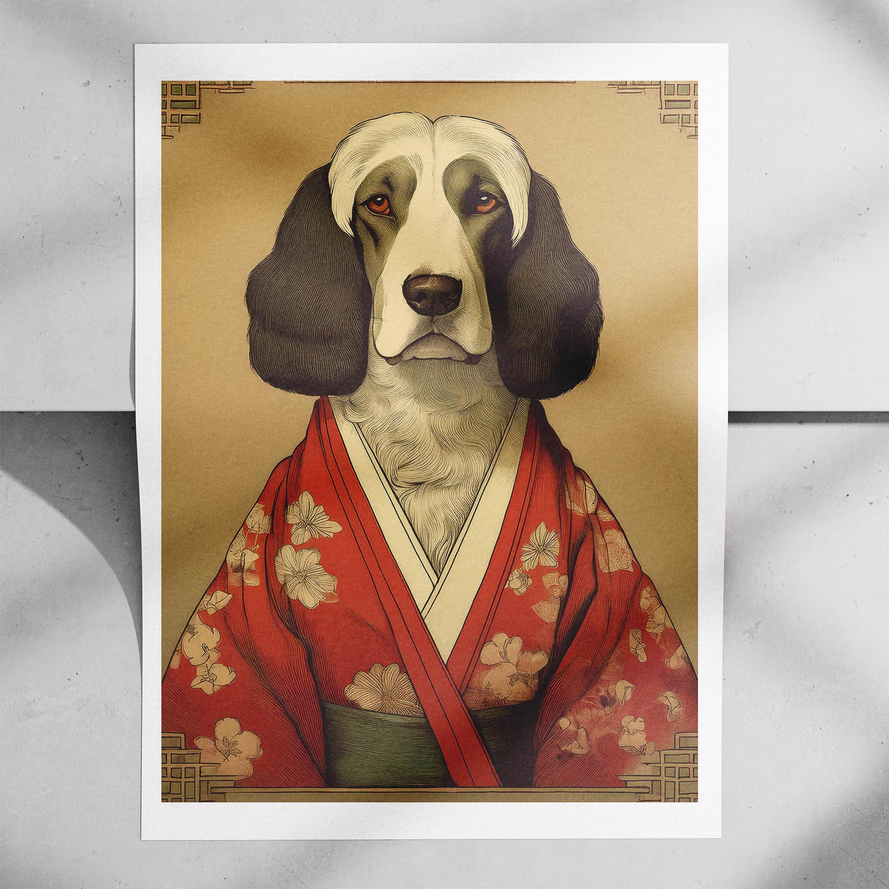 Smithfield Sheepdog Japanse Kimono Dog Series image 7