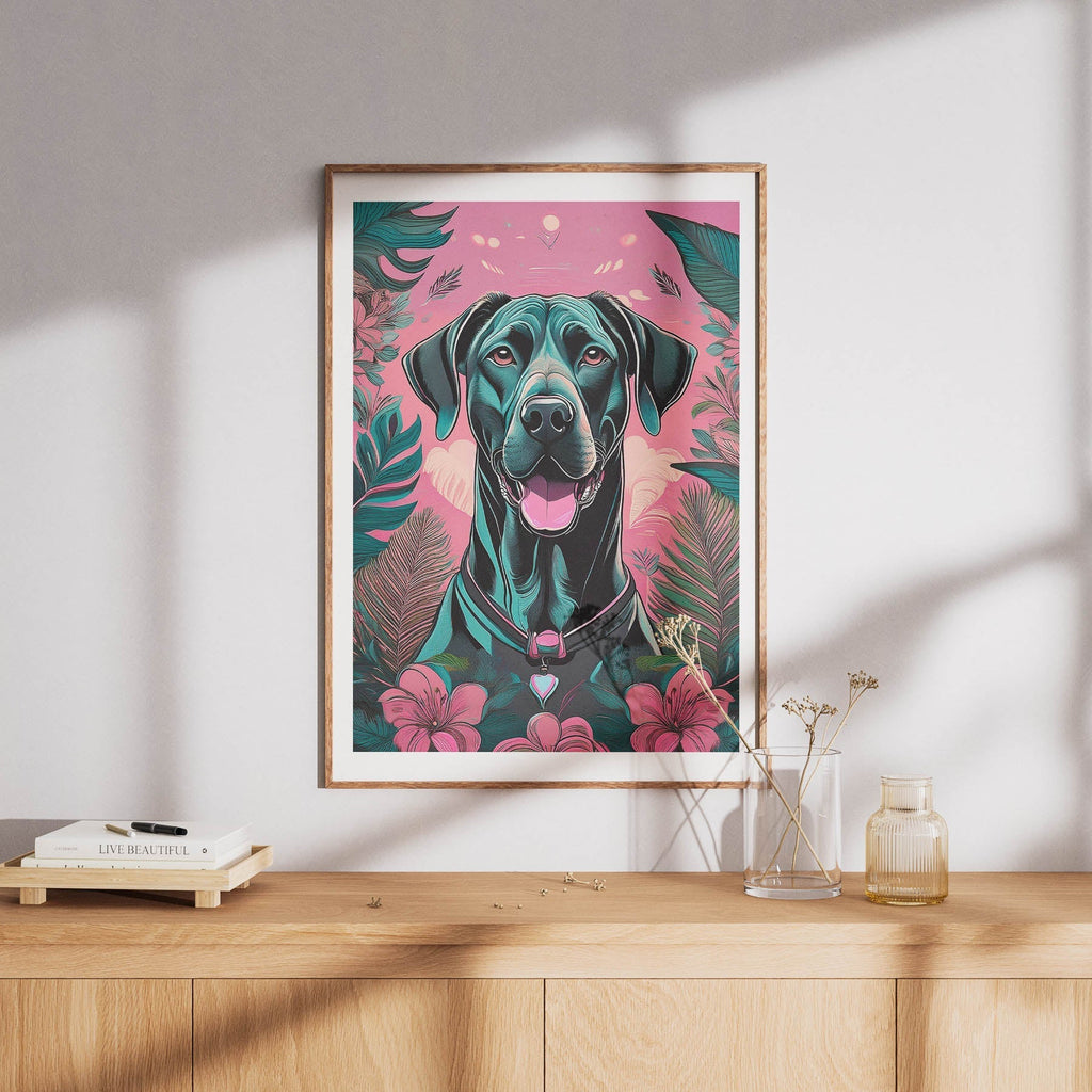 Great Dane Flowery Dog image 8