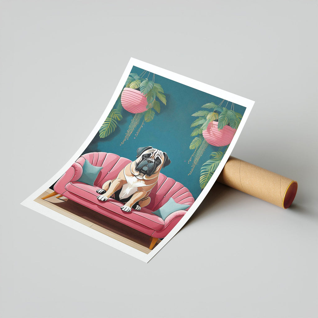 Bullmastiff  Just Lounging Around image 7