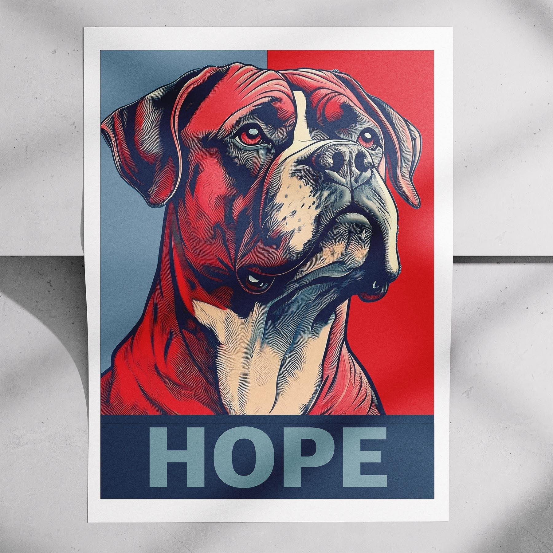 Boxer HOPE Series Inspired by the Obama Poster image 7