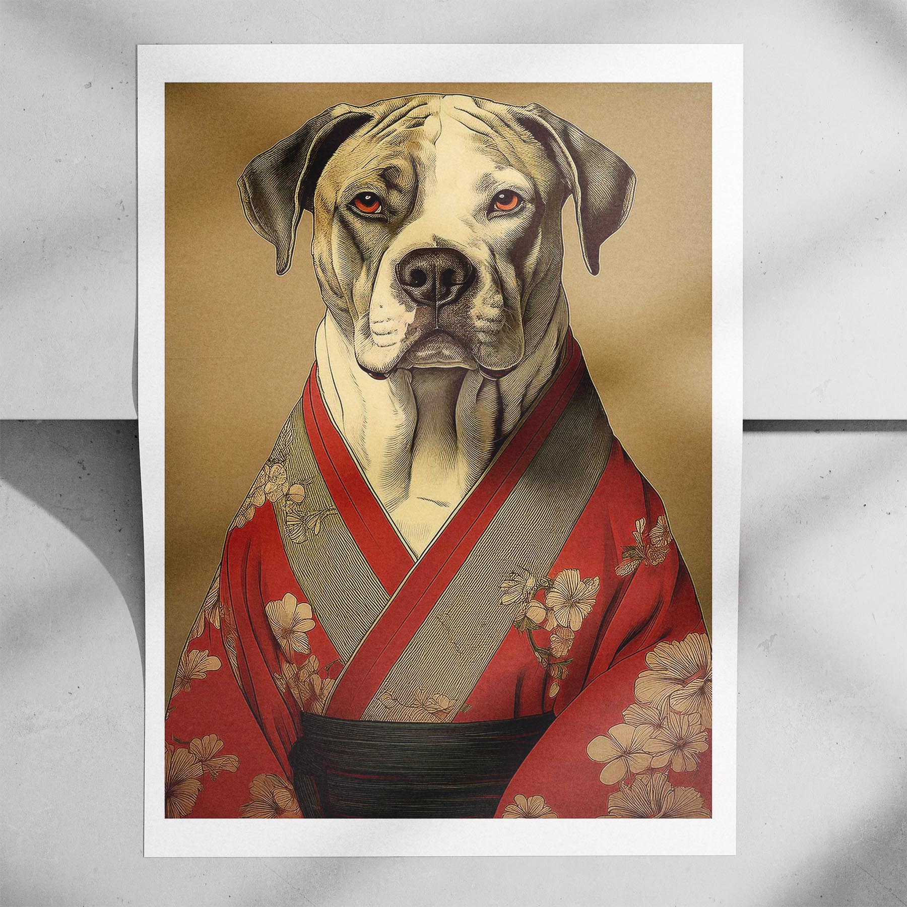 Neapolitan Mastiff Japanse Kimono Dog Series image 7