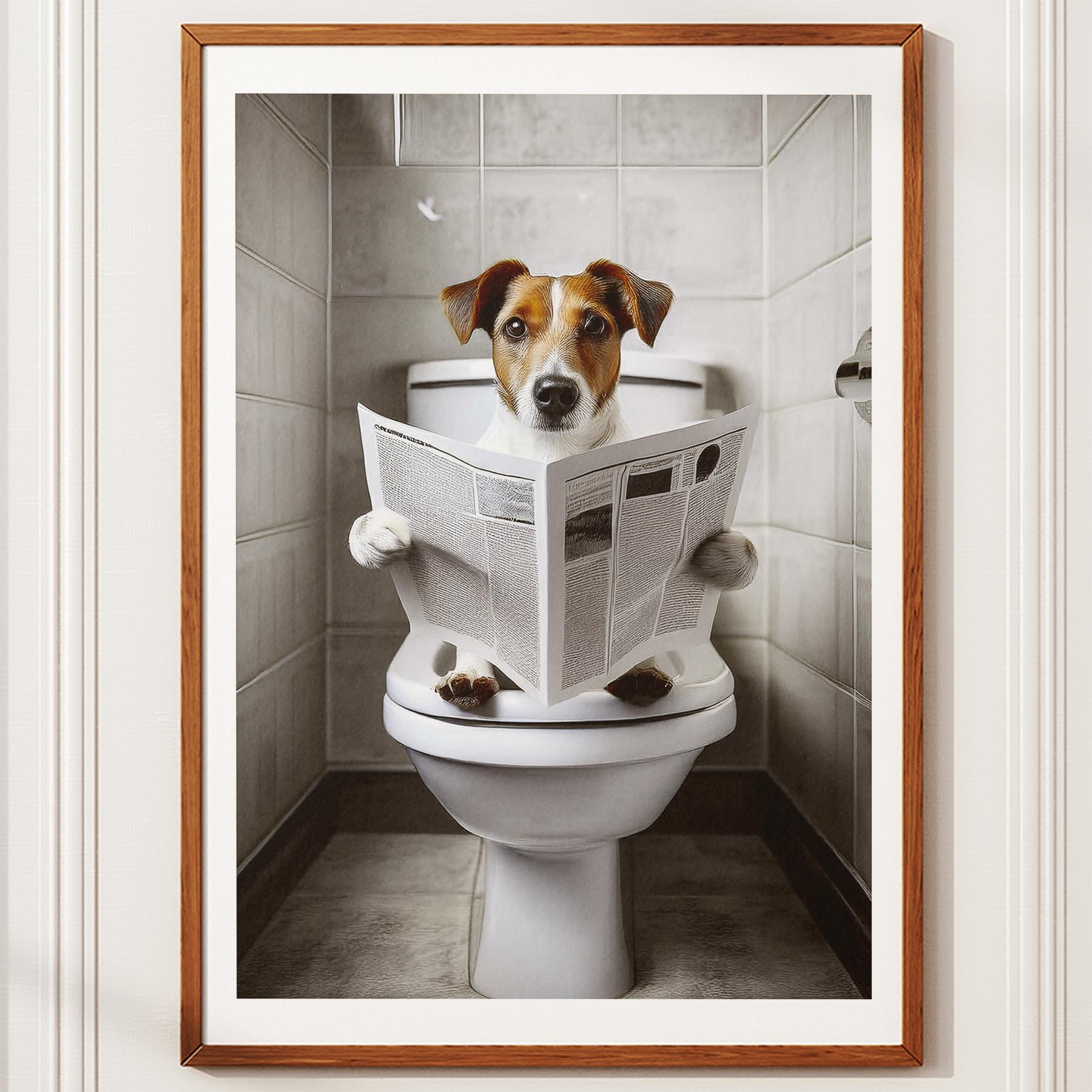 Jack Russell Toilet Humour Dog Series image 10