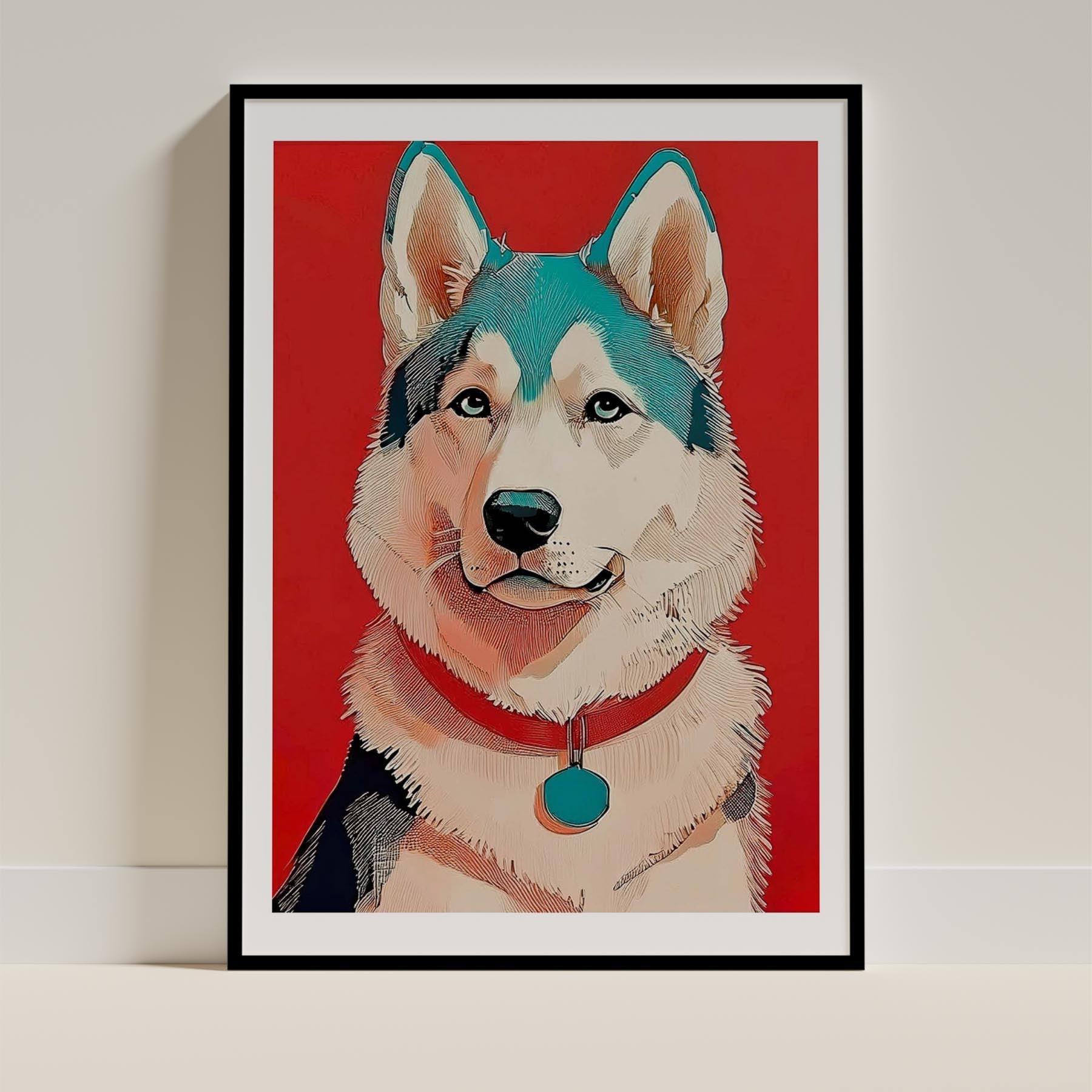 Alaskan Malamute Dog Art Print Unframed Vol 1 | 11 Unique Designs | Wall Art Gift for Dog Lovers - Image 3 | Dogsy & Co