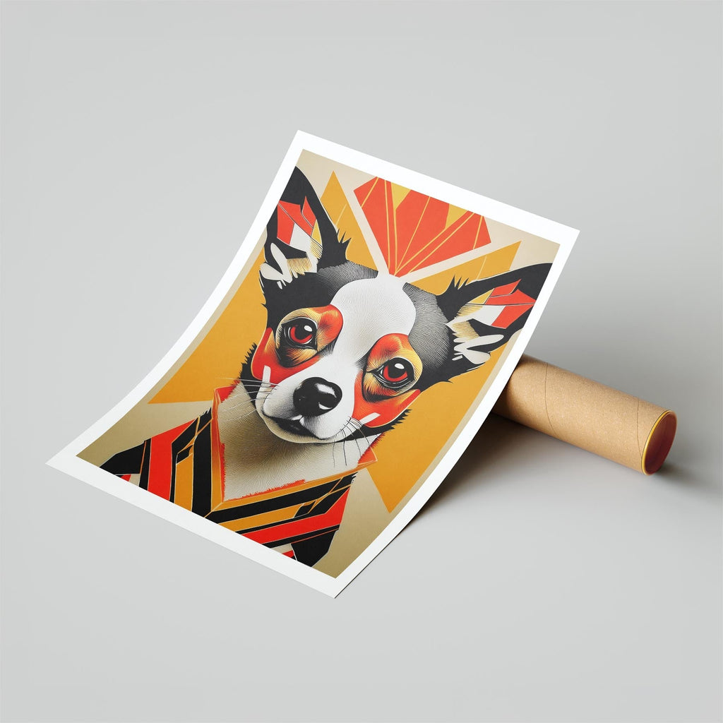 Chihuahua Geometric Orange Series image 6