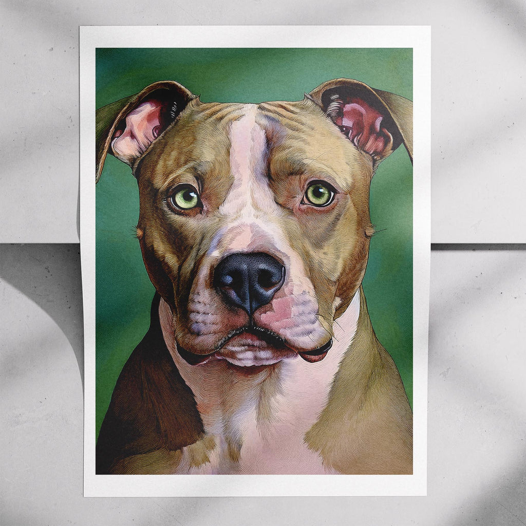 American Staffordshire Terrier Green Painted Series image 7