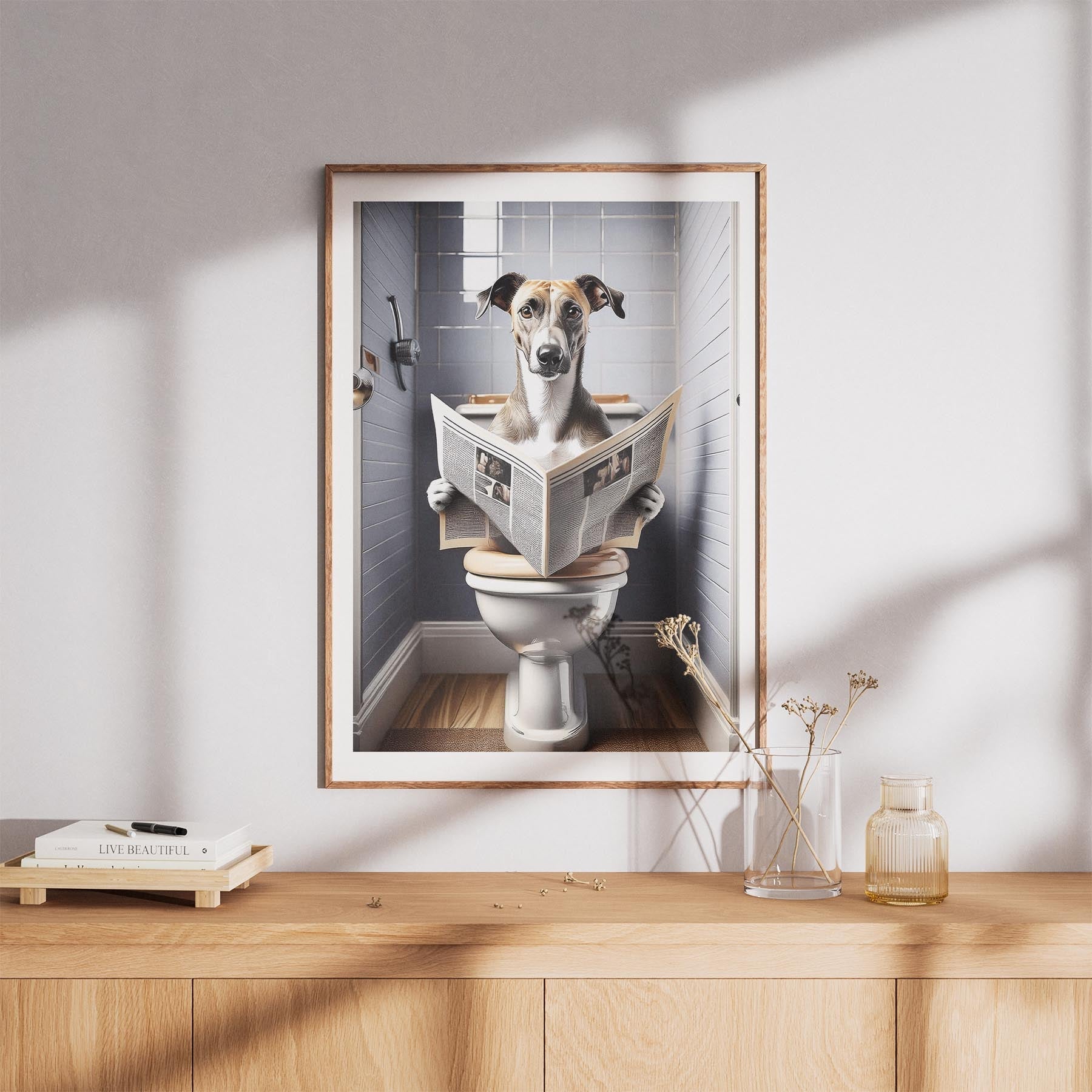 Greyhound Toilet Humour Dog Series 1 image 8