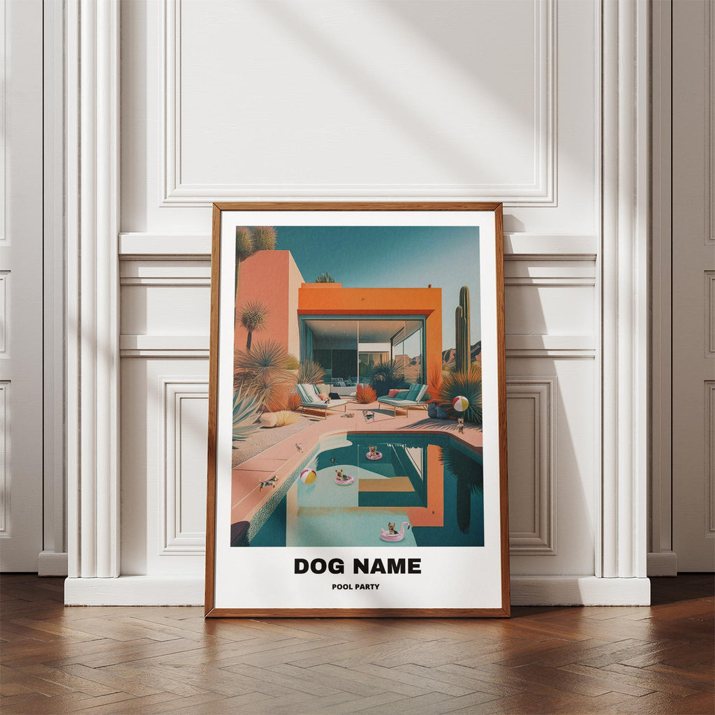 Yorkshire Terrier Custom Pool Party WITH TEXT image 4