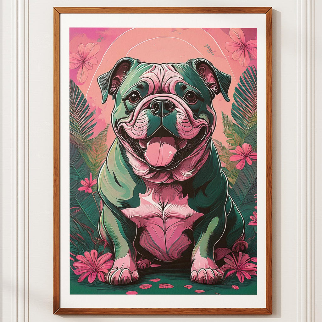 Bulldog Flowery Dog image 10