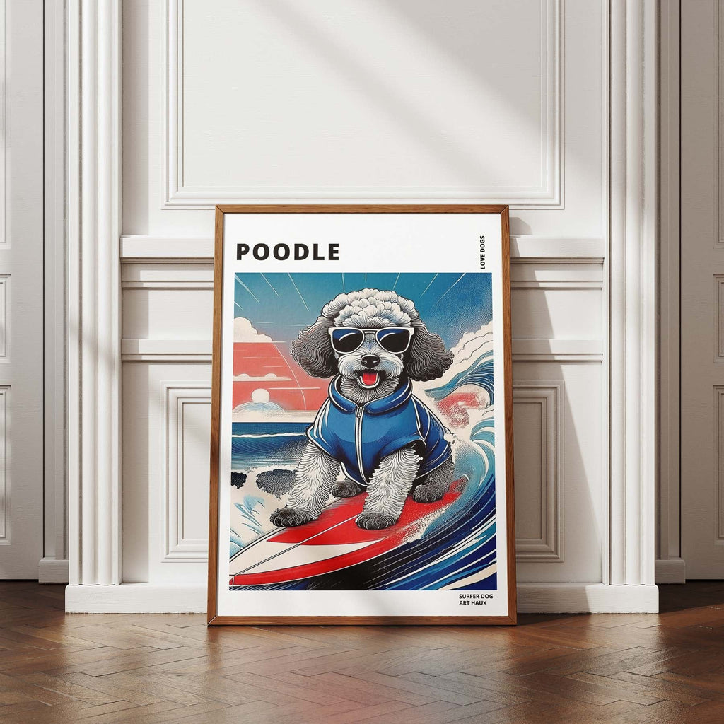 Poodle Hokosai Surfer Dogs 1 image 4