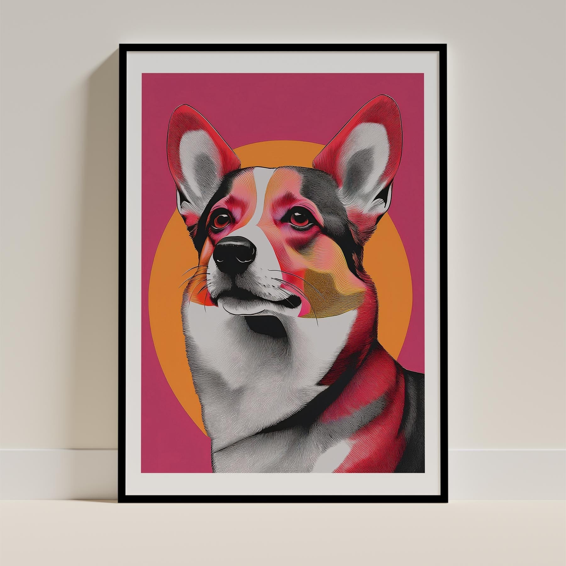 Corgi Modern Pop Dog Series image 0