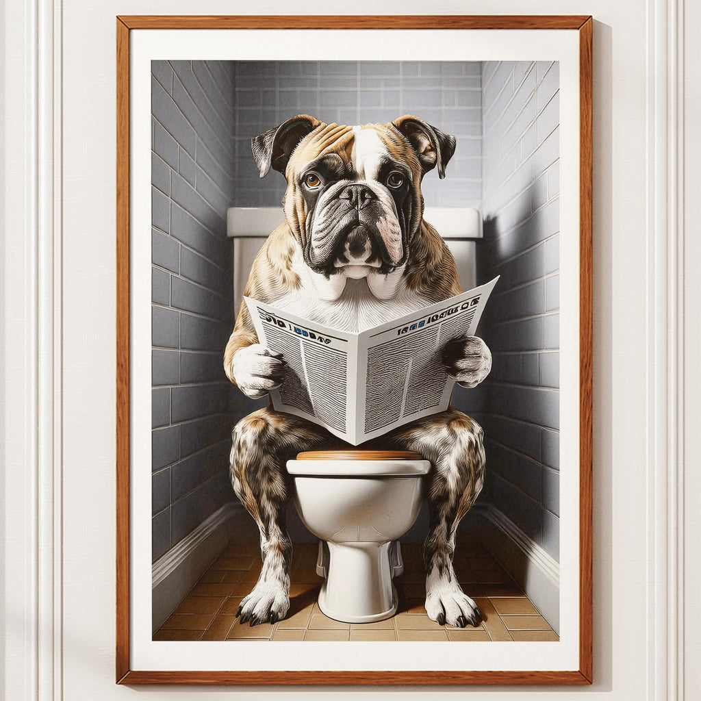 Bulldog Toilet Humour Dog Series 6 image 10