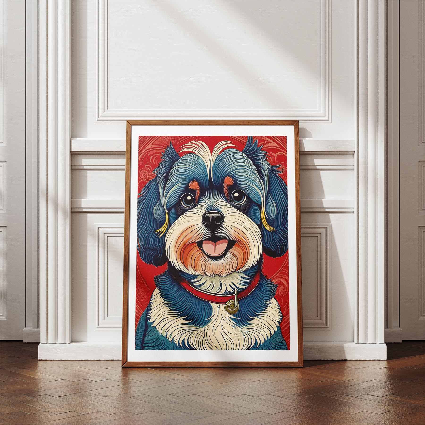 Shih Tzu Hokusai Japanese Inspired Dog Series image 4