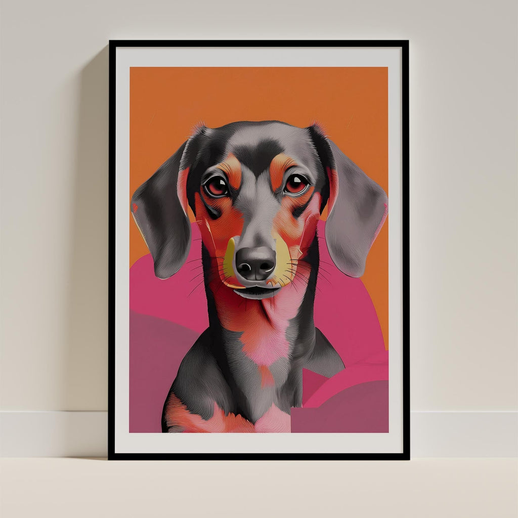 Dachshund Modern Pop Dog Series image 0