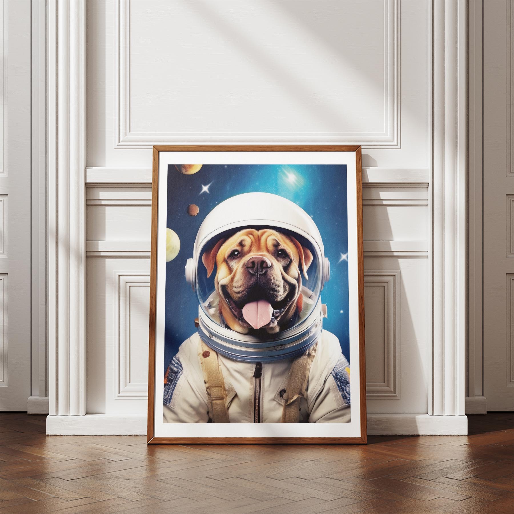 Bullmastiff Astronaut Dog Series image 4