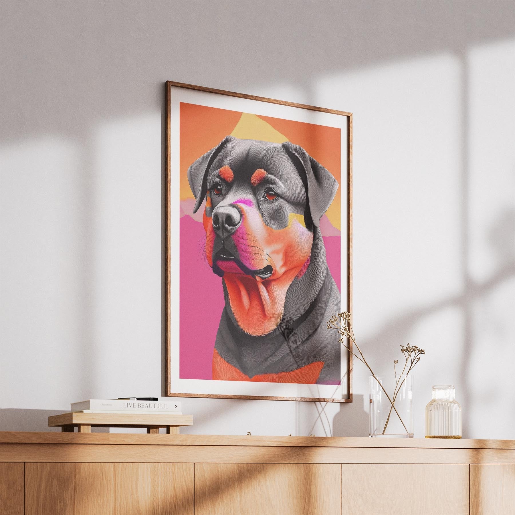 Rottweiler Modern Pop Dog Series image 5