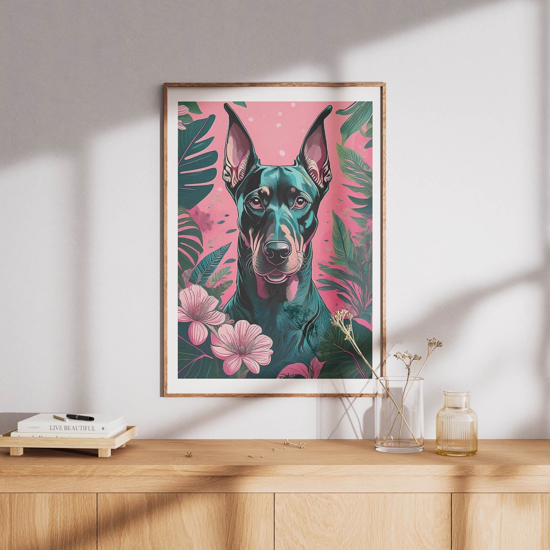 Doberman Flowery Dog image 8