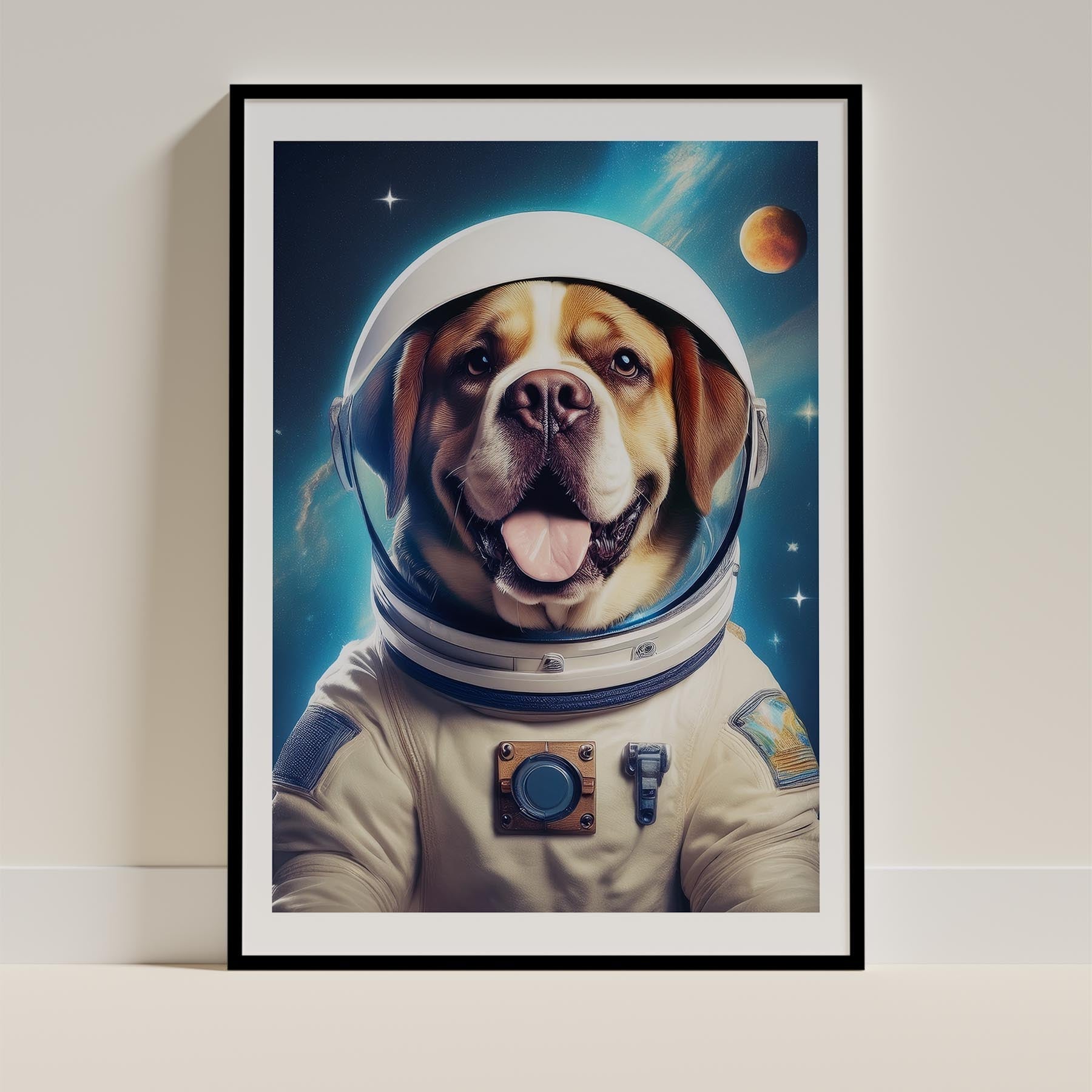 Saint Bernard Dog Art Print Unframed Vol 1 | 11 Unique Designs | Wall Art Gift for Dog Lovers - Image 10 | Dogsy & Co