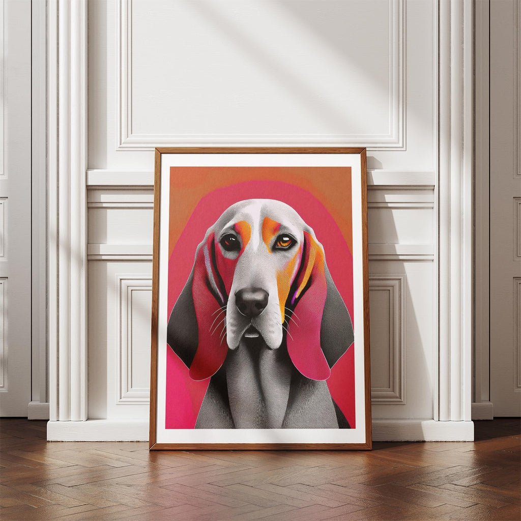 Bloodhound Modern Pop Dog Series image 4