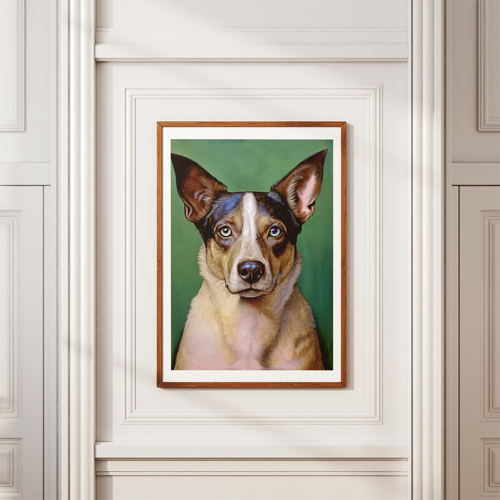 Cattle Dog Green Painted Series image 3