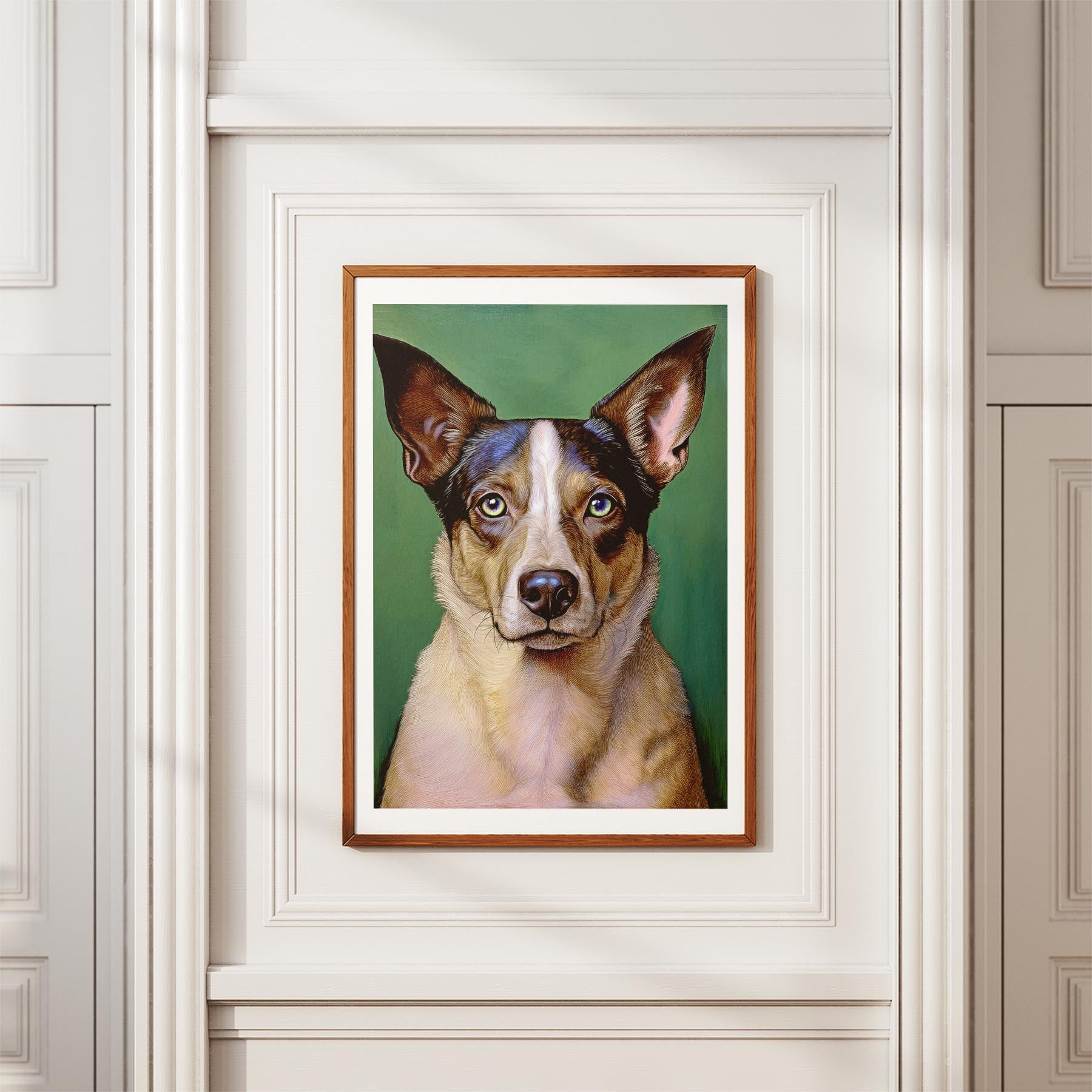 Cattle Dog Green Painted Series image 3