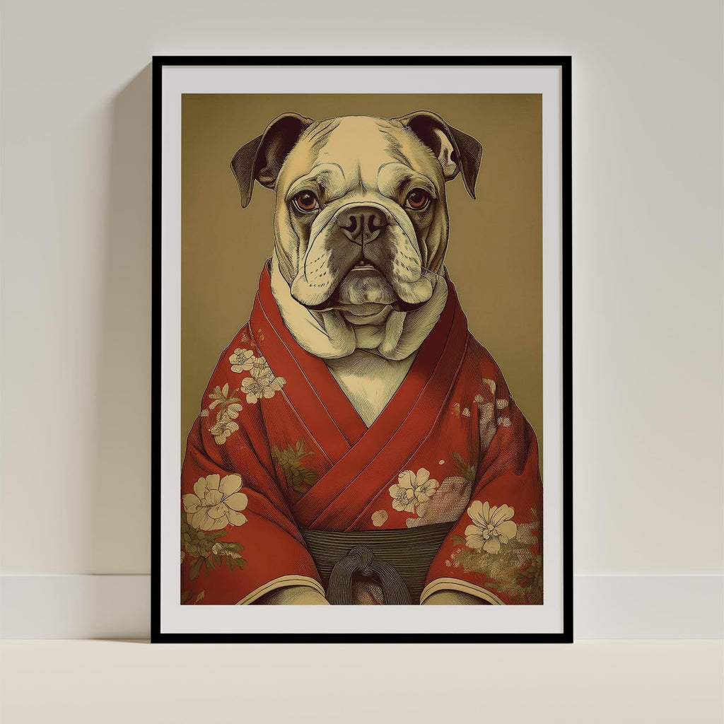 Bulldog Japanse Kimono Dog Series image 0