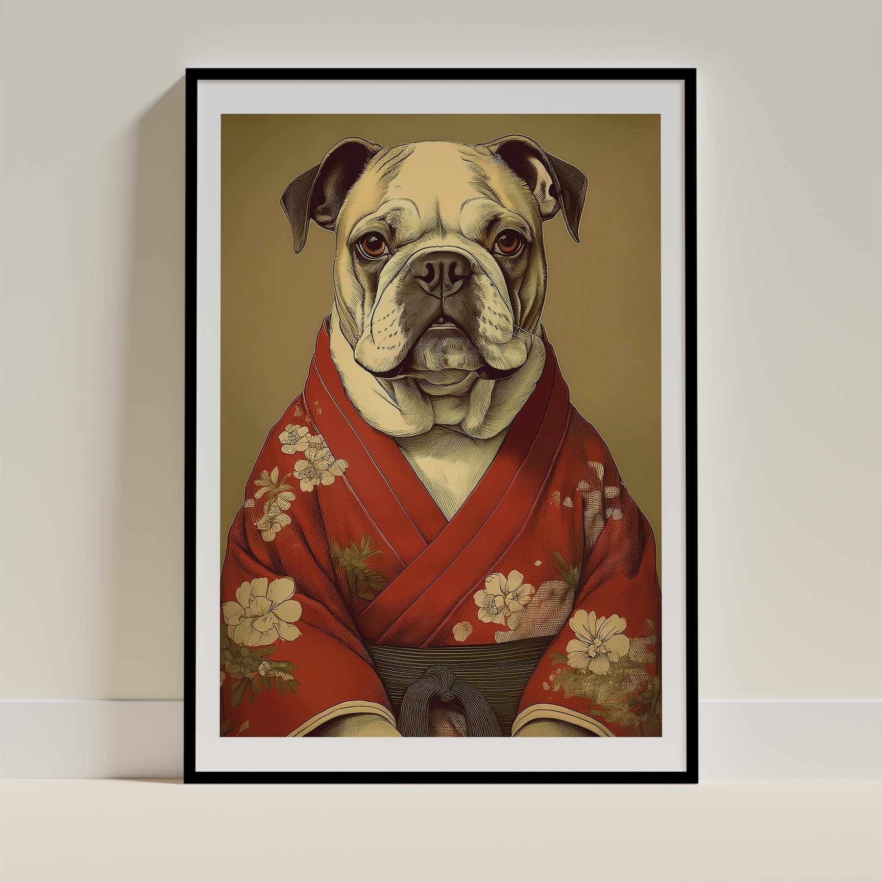 Bulldog Japanse Kimono Dog Series image 0